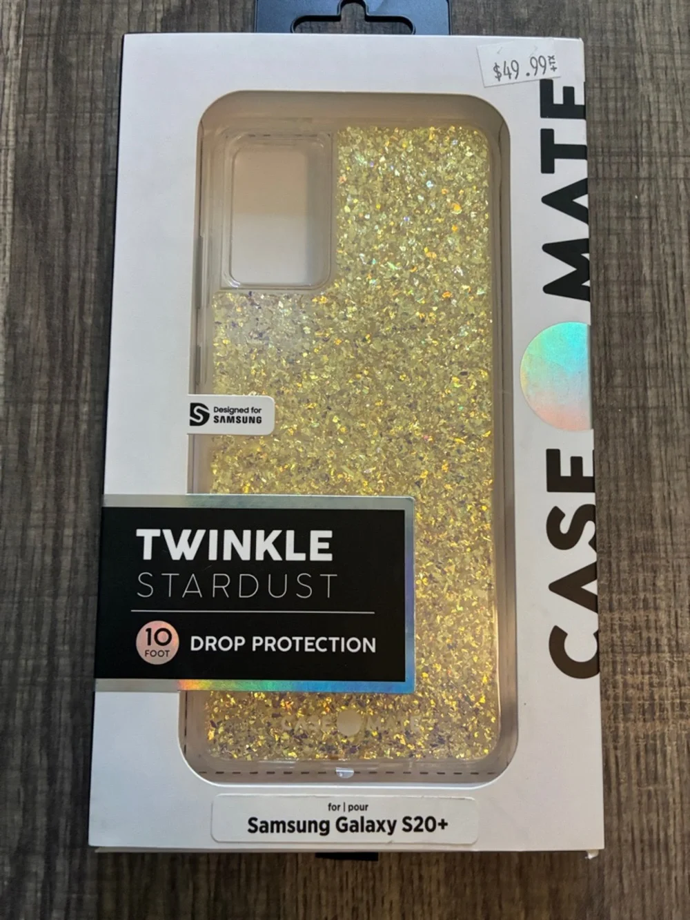 Samsung Twinkle Stardust Glitter Phone Case - Gold
